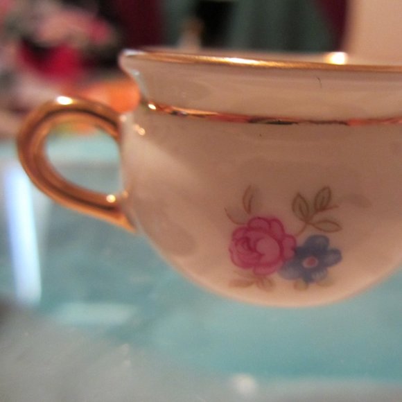 Vintage Limoge mini "Bonne Nuit" cup w/ "eye" - Picture 4 of 5